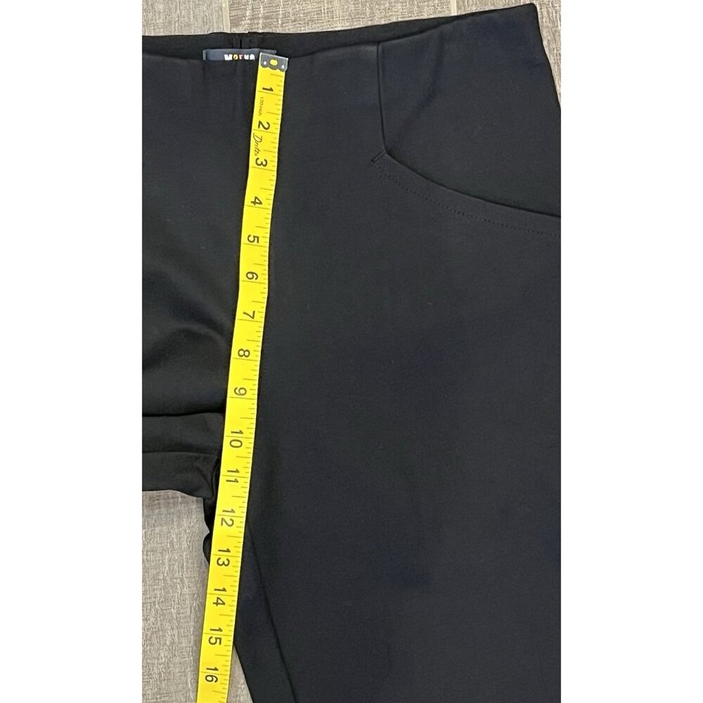 Maeve Anthropologie Pant Size Small Black Straight Stretch Pockets Pull On - Picture 5 of 12
